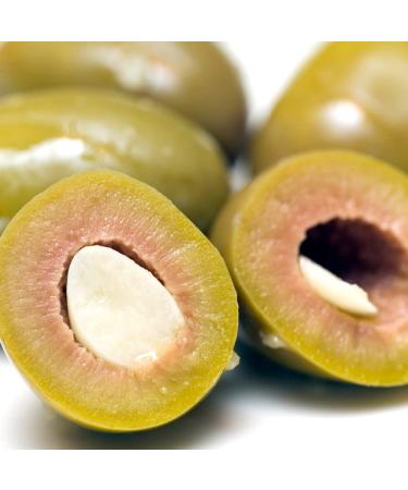 Sanniti Stuffed Garlic Olives 15.5 oz - Pack of 2 | Premium Quality - Buy Online on GoSupps.com