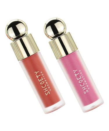 DRESSOOS 2pcs Hydrating Blush Cream Blush Blouses for Cheek Blush Blusher Powder Stick Blush Liquid