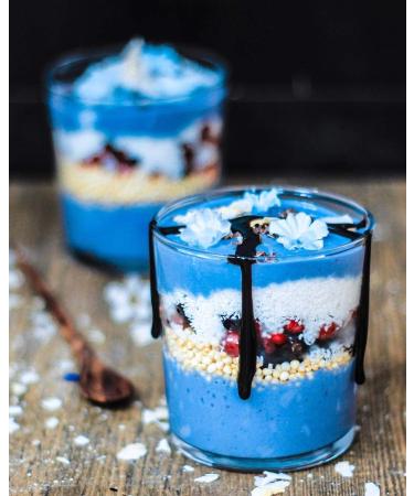 Magic Blue Spirulina Powder - Natural Blue Food Coloring | Vibrant Phycocyanin 50g - Vegan & Gluten-Free - Buy Online on GoSupps.com