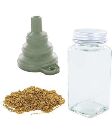 Spice Powder Bottle + Funnel + Ground Coriander 40g - Buy Online on GoSupps.com