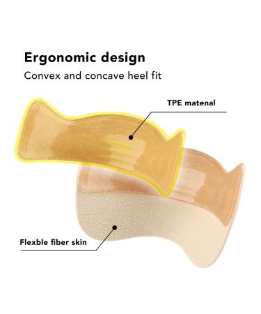 4 Pairs Heel Grips Liner - Cushioned Inserts for Big Shoes | Comfort & Protection - Buy Online on GoSupps.com