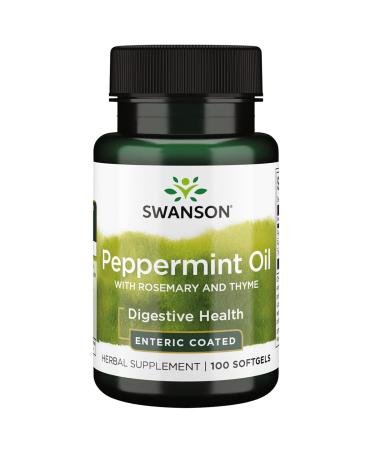 Swanson Peppermint Oil Combination 100 Sgels