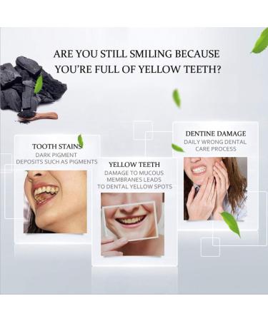 AICHUN BEAUTY Charcoal Toothpaste for Stains & Yellow Teeth - 3 Day Collagen Formula 100ml - Shine Bright - Buy Online on GoSupps.com