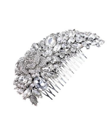 MAGICLULU Women Hair Comb Tiara Bridal Hair Comb Women Hair Clip Women's Wedding Hairpin