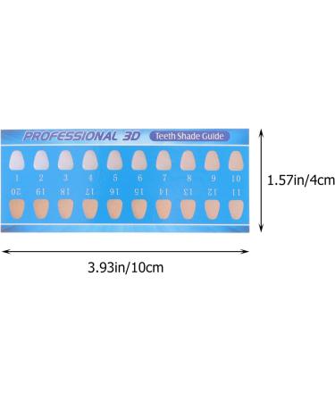 50Pcs Healeved Veneers Teeth Shade Guide - Dental Tool for Whitening & Bleaching - Color Chart for Dentist - Oral Care Supplies - Buy Online on GoSupps.com