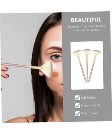 5 sets of make-up powder brush make-up brush cosmetic brush make-up blush make-up powder sponge women corrugated cardboard made of silk-nylon-wool  - Buy Online on GoSupps.com