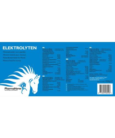 PharmaHorse Electrolytes for Nervous System & Muscles | Human Grade | 1000g | Sugar-Free | International Shipping - Buy Online on GoSupps.com