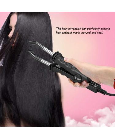 Professional Heat Pliers for Hair Extensions - Constant Temperature Hair Extension Tongs | Black - Buy Online on GoSupps.com