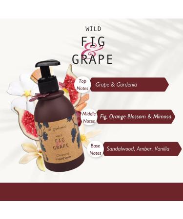 Di Palomo Vegan Wild Fig & Grape Liquid Soap 240ml. Vegan Luxury Hand Wash Hand Soap Dispenser. Skin Care Antibacterial Soap. Handwash Liquid Soap. Liquid Soap Gifts for Women. Vegan Soap Hand Wash. - Buy Online on GoSupps.com