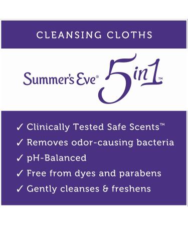 Summer's Eve Night-time Feminine Wipes, Lavender 32 Count - Buy Online on GoSupps.com