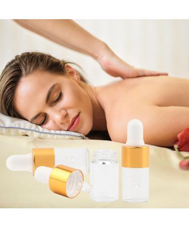 dijiusidy Empty Liquid Bottle With Glass Pipettes Refillable Leakproof Travel Dispenser Vacation Household Cosmetic Container Aromatherapy Transparent 2ml Transparent 2ml - Buy Online on GoSupps.com