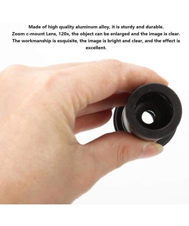 120x Zoom C-Mount Glass Lens Adapter for Industry Microscope Camera | CCD CMOS Compatible - Buy Online on GoSupps.com