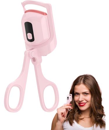 Electric Eyelash Curler - 3 Temperature Modes Eyelash Curling Clip Rechargeable Eye Curler Electric Eyelash Curler with LCD Display 750mAh Battery Lashes Curling Clamp Lash Curling Tool for Women Pink - Buy Online on GoSupps.com