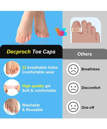 Toe Protection Silicone Caps - 20 Pieces | Small Toe Cushions & Shields for Blisters | Unisex | 2023 - Buy Online on GoSupps.com