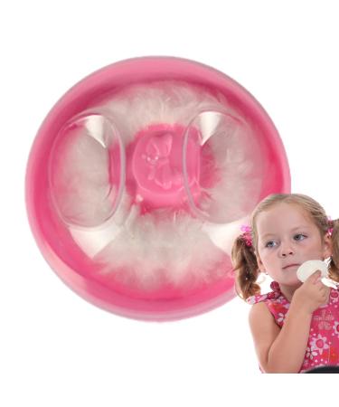 Powder Box with Applicator Puff Female Body Powder Container with Puff Secure Closure Bath Travel For Women Babies