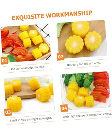 Alipis 6pcs Simulated Vegetables Fake Corns Props Food Ornament Broccoli Crowns Corn Stalks Artificial Corns Props Simulated Corns Fake Props Plastic Photo Prop Simulation Tomato Toy Pvc - Buy Online on GoSupps.com