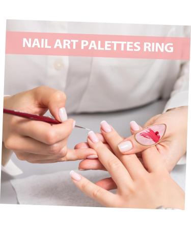 Cabilock 6 pi ces Palette de M lange pour Manucure R sine avec Bague Mini Palettes Color es pour Vernis Ongles Maquillage et Pigments Pratique pour Salon et Usage Domicile - Buy Online on GoSupps.com