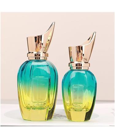 2Pc Colorful Refillable Travel Perfume Atomizer Bottles - Portable 50ML Glass Spray - Perfect for Travel & Makeup - Buy Online on GoSupps.com