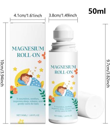 Lotion Au Magn sium Avec Formule De Relaxation Naturelle 50ml Cr me Bille Au Magn sium Lotion Pour Le Coucher Des Juniors Sans Danger Et Hydrate Pour Les nfants Adolescents Filles Gar ons - Buy Online on GoSupps.com