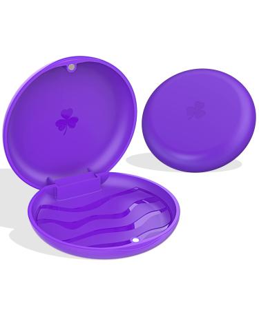 Braces box braces box Dento Box splint box (also for bite splint night guard) 2 pieces KFO box (violet). - Buy Online on GoSupps.com