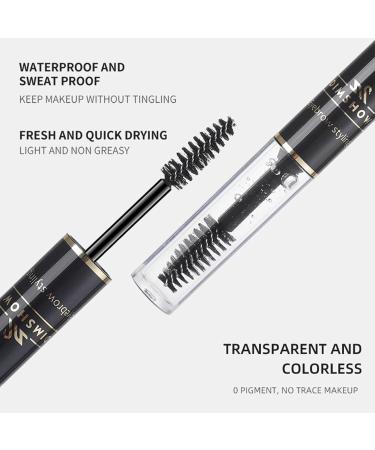 kisronda Clear Brow Gel | Waterproof Long Lasting Styling Brow Gel Natural Brow Definer Gel Clear Eyebrow Eyebrow Makeup Styling Gel - Make Eyebrows Layered - for Women Men Pack of 1 - Buy Online on GoSupps.com