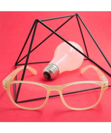 Gabriel + Simone Gemma Reading Glasses for Women | Stylish Blue Light Blocking Ultra-Thin Scratch-Resistant | Sleek Rectangle Frame | Includes Case | Pink +1.00 - Buy Online on GoSupps.com