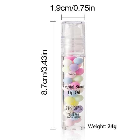  Lunaobrik Plumping Moisturizing Lip Oil Moisturizing Lip Treatment Natural Roll-On Oil | Moisturizing and Plumping Lip Oil Hydrating and Shiny Lip Treatment for Women and Teens - Buy Online on GoSupps.com