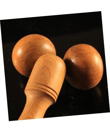 Lalafina 2-Pack Wooden Face Massage Tools - Eye Massage Devices for Fatigue Relief & Yoga Tension - 3D Bamboo Head Scratcher & Skin Care Roller - Buy Online on GoSupps.com