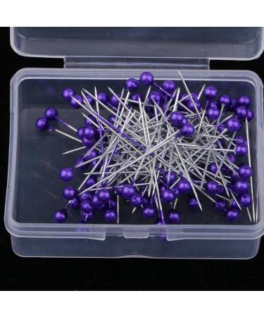 Lot de 100 pingles t te nacr e multicolores pour bijoux faire soi-m me - Violet Lot de 5 (Violet) - Buy Online on GoSupps.com