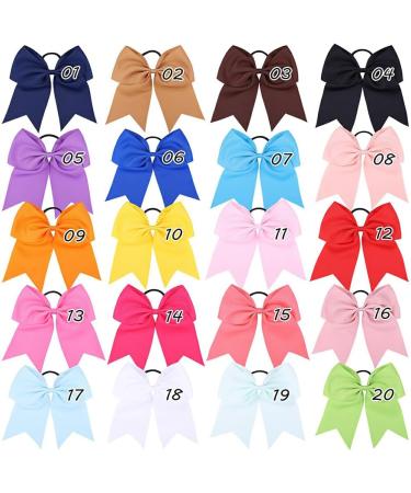 Nilioyul Lightweight Hair Scrunchies Wide Applications Non-slip Polyester Bow Hair Scrunchies Bow Hair Bobbles Hair Ties Easy 12 - Buy Online on GoSupps.com