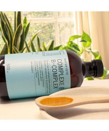 B-COMPLEX - Supplement - Boosts energy - Maintains healthy lifestyle - Contains B multivitamins - Natural peach flavour - Liquid formula - 500ml - Buy Online on GoSupps.com