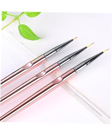 Ipetboom Poly Nail Art Liner Drawing Brushes Colored Drawing Tool for Manicure Star Room Decor Manicure Nail Art Brush Practical Nail Art Liner Brush Pink Painted Pen - Buy Online on GoSupps.com