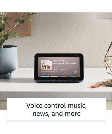 Echo Show 5 (2nd Gen 2021) | Smart Display with Alexa & 2 MP Camera | Charcoal - Device Only - Buy Online on GoSupps.com
