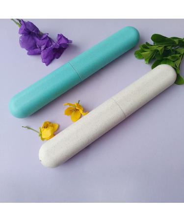4 Pack Travel Toothbrush Case - Dust-Proof & Sanitary Holder for Home, Camping & Trips - Buy Online on GoSupps.com