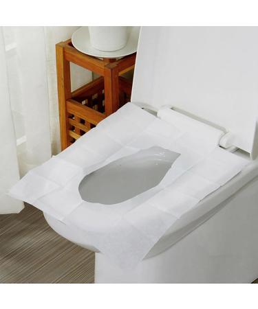 Flushable Seat Covers Comfortable Portable Toilet Paper Seats - Lightweight Paper Toilet Liners Flushable Wood Pulp Paper for Bars Hospitals Hotels Train Stations Ibuger - Buy Online on GoSupps.com
