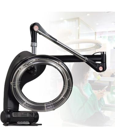 Wall-Mounted Heated Hair Styling Machine Standing Hood 360 Degree Rotating Flying Disc for Hair Salon Infrared Hair Dryer