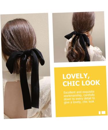 Beaupretty Big Bow Headband Girl Hair Ring Velvet Elasticity - Buy Online on GoSupps.com
