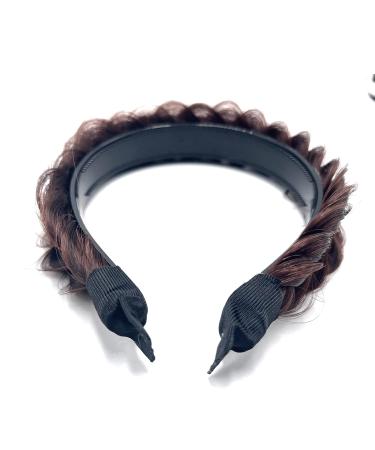 STHEJFB Wide Braided Headband Hoop Fashion Hair Accessories for Women and Girls (Dark Auburn) - Buy Online on GoSupps.com
