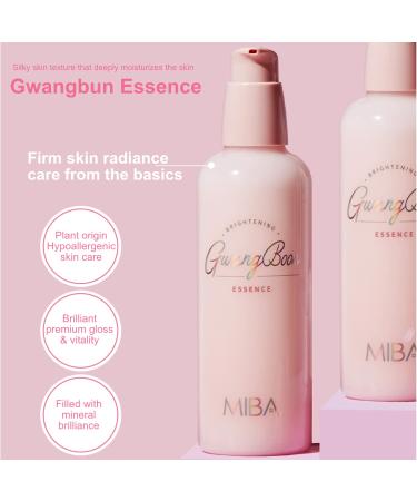 MIBA Ion Calcium Radiant Essence 100ml - Peachy Moisture Luminous Serum for Glowing Hydrated Skin | Natural Ingredients for Elasticity - Buy Online on GoSupps.com