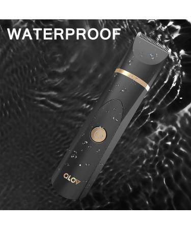 OLOV Men's Body Groomer & Ball Trimmer with Nose Hair Trimmer - Ceramic Blade, Waterproof Electric Razor for Male Grooming - USB Rechargeable - Buy Online on GoSupps.com