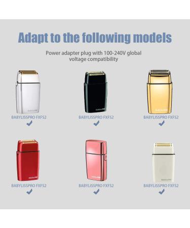 Replacment Charger for BaByliss PRO Shaver FXFS2 FXFS2G 4.5V Adapter Compatible with BaBylissPRO Barberology Cordless Metal Double Foil Shaver FXFS2 Power Cord Supply For BaByliss Charger - Buy Online on GoSupps.com