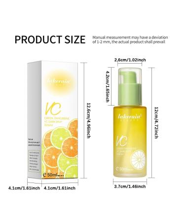 Green Tangerine Vitamin C Serum - Dark Spot Remover & Anti-Aging Facial Care for All Skin Types - Hydrating & Moisturizing (1 Piece) - Buy Online on GoSupps.com