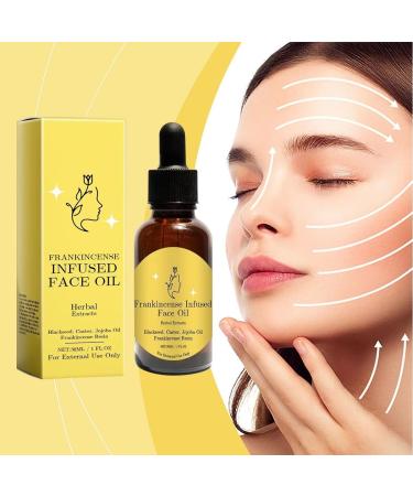 Frankincense Resin Infused Oil for Face Frankincense Resin Infused Organic Black Seed Organic Black Seed Castor & Jojoba Oils Cold Pressed Serum Anti-Aging & Wrinkle Hydrates Skin(1pc) - Buy Online on GoSupps.com