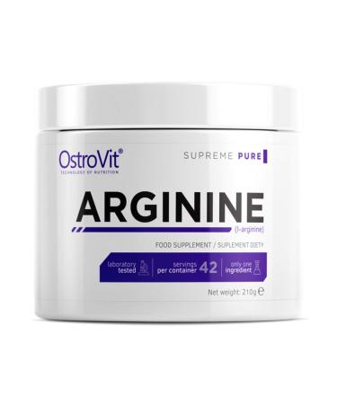 Arginine 210-42 portions |Pre-Workout Booster |Nitrogen oxide amplifier |L-arginine |Muscle pump & growth |Endurance |Performance |Sport Supplement