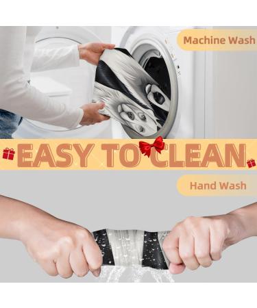 Striped Background Puppy Beard Bib Apron - Beard Hair Catcher for Men | Perfect Father's Day & Christmas Gifts for Dad & Husband - Buy Online on GoSupps.com