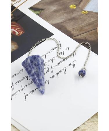Seven Chakra Beads & Pendulum - Natural Gemstones for Meditation & Yoga | Blue Dot - Buy Online on GoSupps.com
