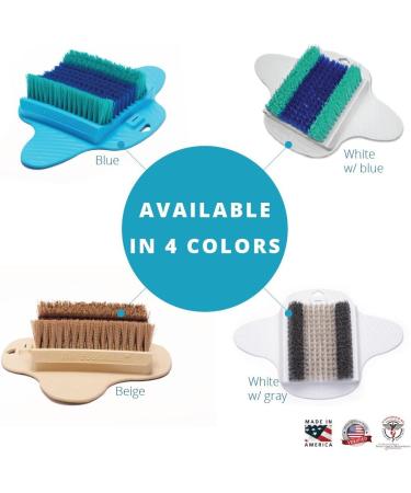 FootMate System Foot Massager Scrubber with Rejuvenating Gel - White - Buy Online on GoSupps.com
