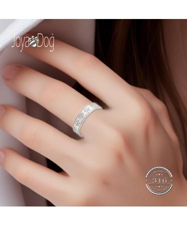 Heart Dog Paw & Cat Paw Ring for Women - 6mm Wide Rounded Inside | International Shipping - Buy Online on GoSupps.com