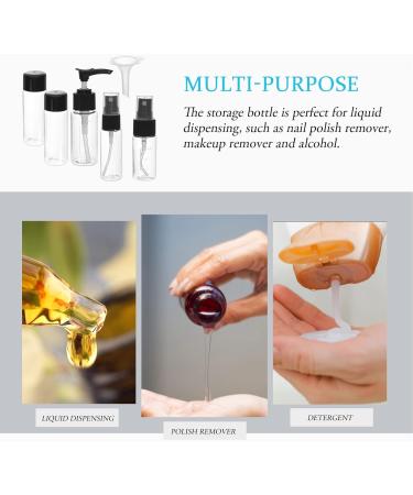 FRCOLOR Plastic Containers Empty Pump Bottle Refillable Cosmetic Containers Travel Makeup Dispenser Bottle for Shampoo Body Wash Moisturizer Face Cream Liquid Soap Travel Toiletries - Buy Online on GoSupps.com