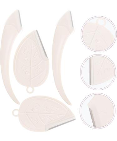 Fomiyes 4-Piece Facial Razor Set for Women | Painless Eyebrow Cutter & Hair Remover | Chrome Makeup Scissors - Buy Online on GoSupps.com